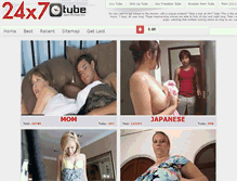 Tablet Screenshot of 24x7tube.com